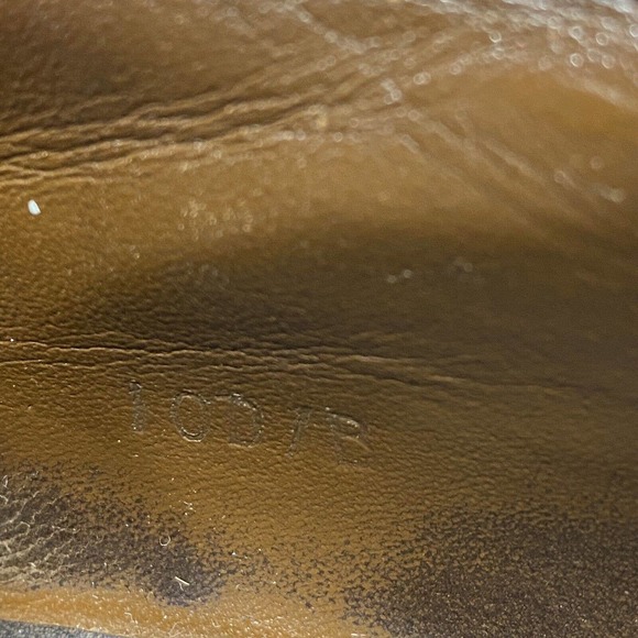 Vintage 70s Mens Towncraft Brown Leather Longwing Oxfords Size 10 D V-Cleat - Picture 13 of 13